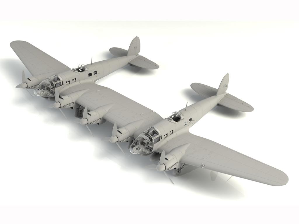 He 111Z-1 Zwilling, WWII German Glider Tug (Vista 3)