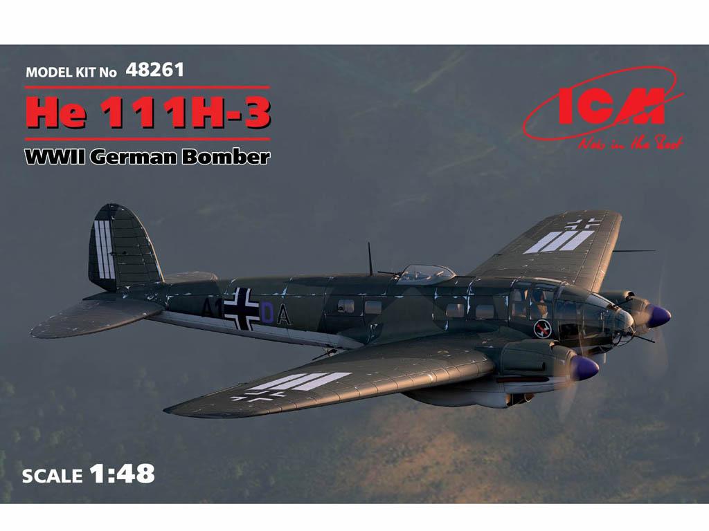 He 111H-3, WWII German Bomber (Vista 1)