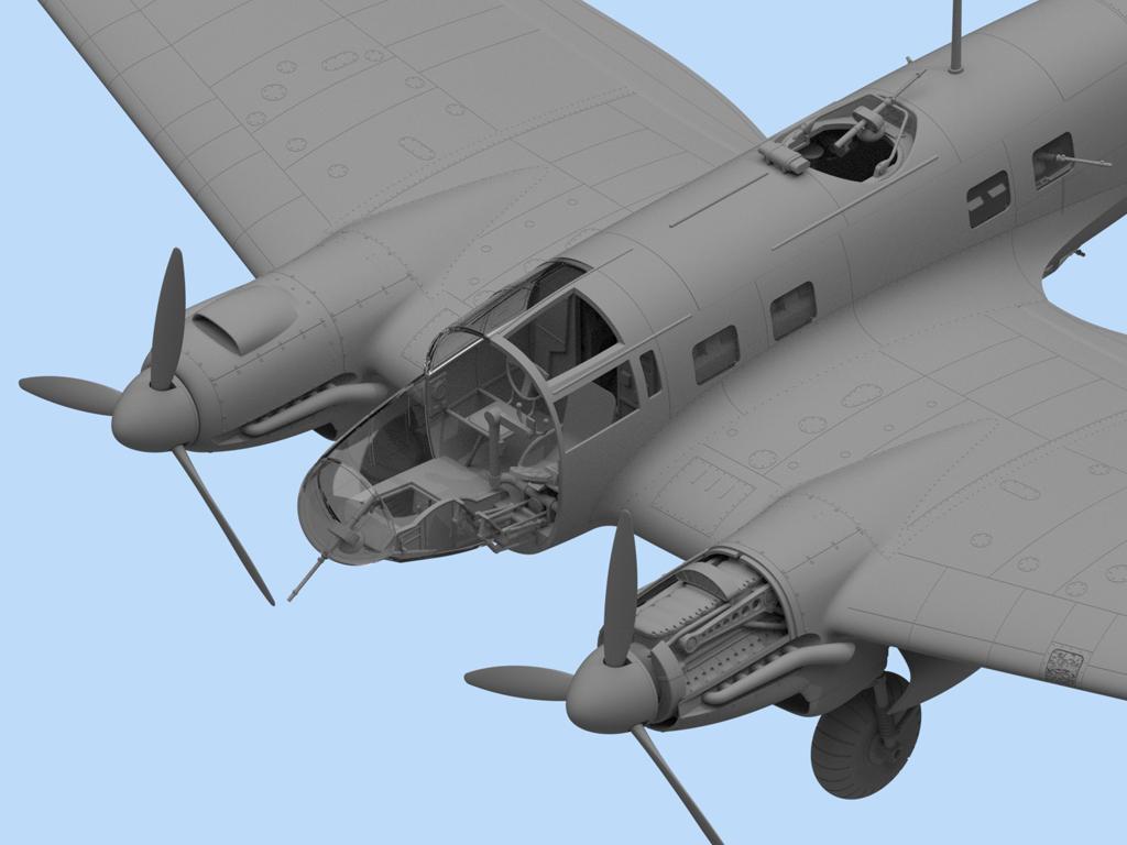 He 111H-3, WWII German Bomber (Vista 7)