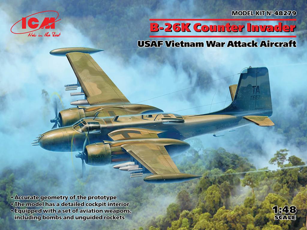 B-26K Counter Invader, USAF Vietnam War Attack Aircraft (Vista 1)