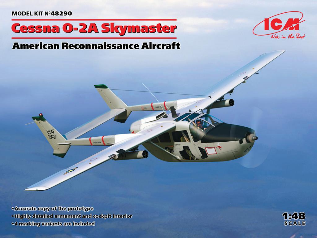 Cessna O-2A Skymaster, American Reconnaissance Aircraft (Vista 1)