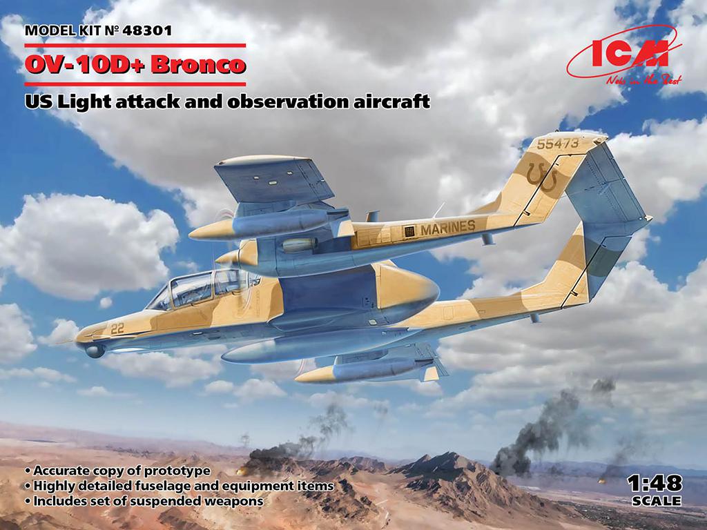OV-10D+ Bronco, US Light attack and observation aircraft (Vista 1)