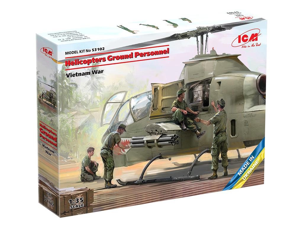 Helicopters Ground Personnel Vietnam War (Vista 1)
