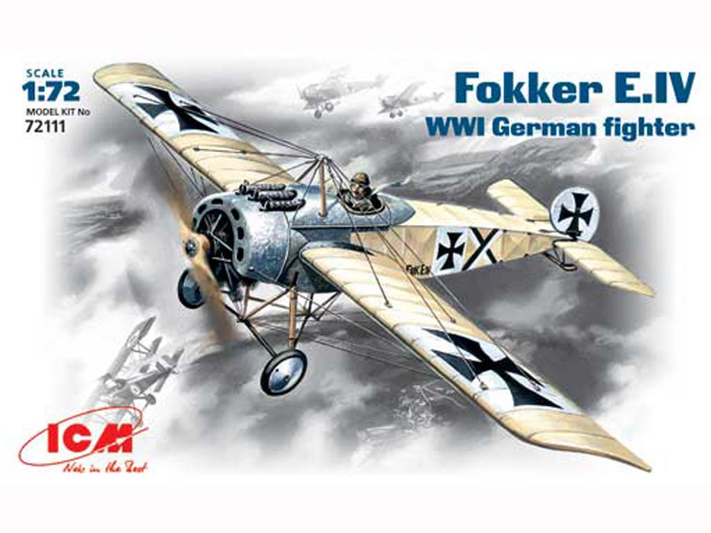 Fokker E-IV WWI German fighter  (Vista 1)