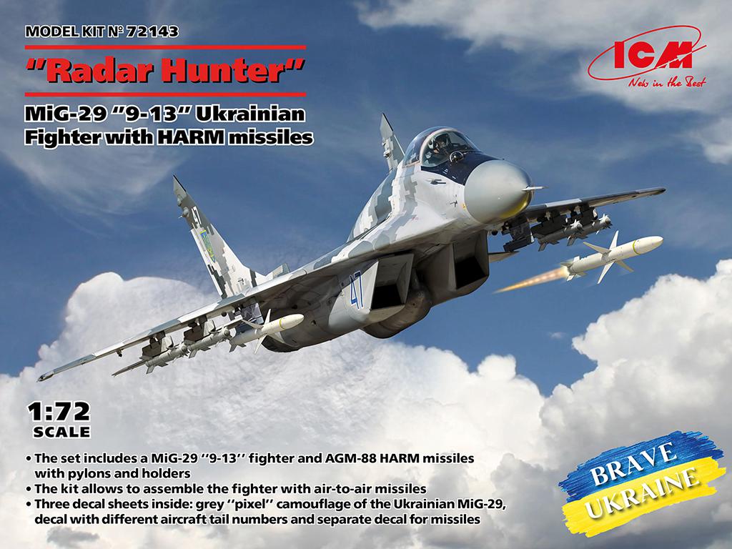 Radar Hunter - MiG-29 “9-13” Ukrainian Fighter with HARM missiles (Vista 1)