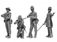 Infanteria Confederada Guerra Civil Americana (Vista 13)