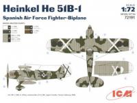 Heinkel HE 51B-1 Guerra Civil Española (Vista 4)