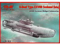 Submarino Alemán tipo XXVII B Seehund final (Vista 2)