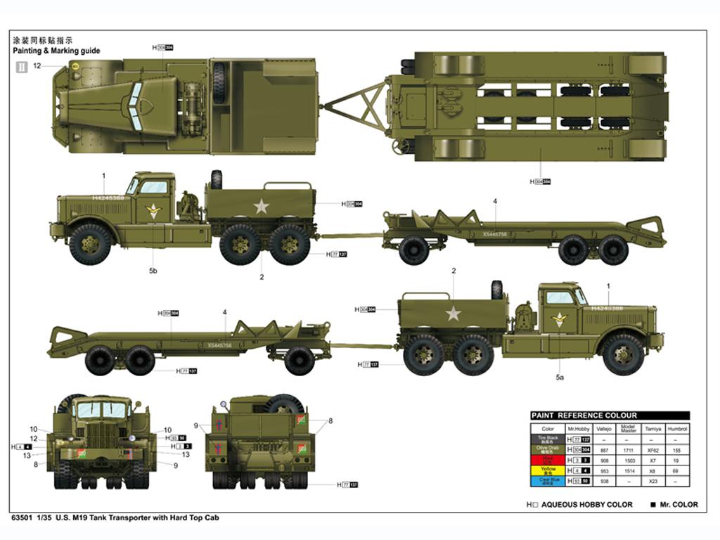 U.S. M19 Tank Transporter With Hard Top Cab (Vista 5)