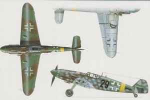 Messerschmitt BF-109 G-6  (Vista 4)