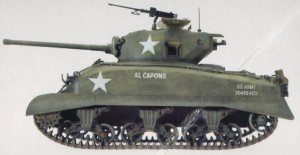 M4-A1 Sherman  (Vista 3)