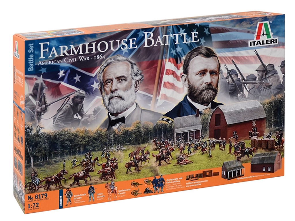 Batalla de granjas - Guerra Civil Americ (Vista 16)