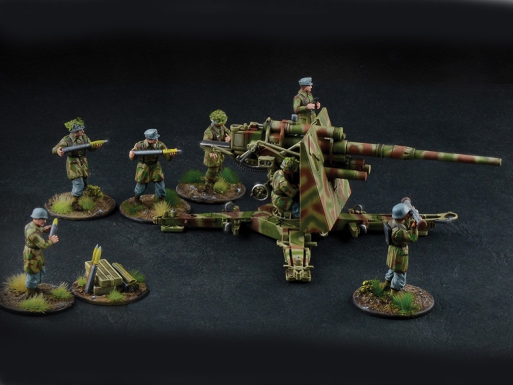 8.8 cm Flak 37 With Crew  (Vista 2)