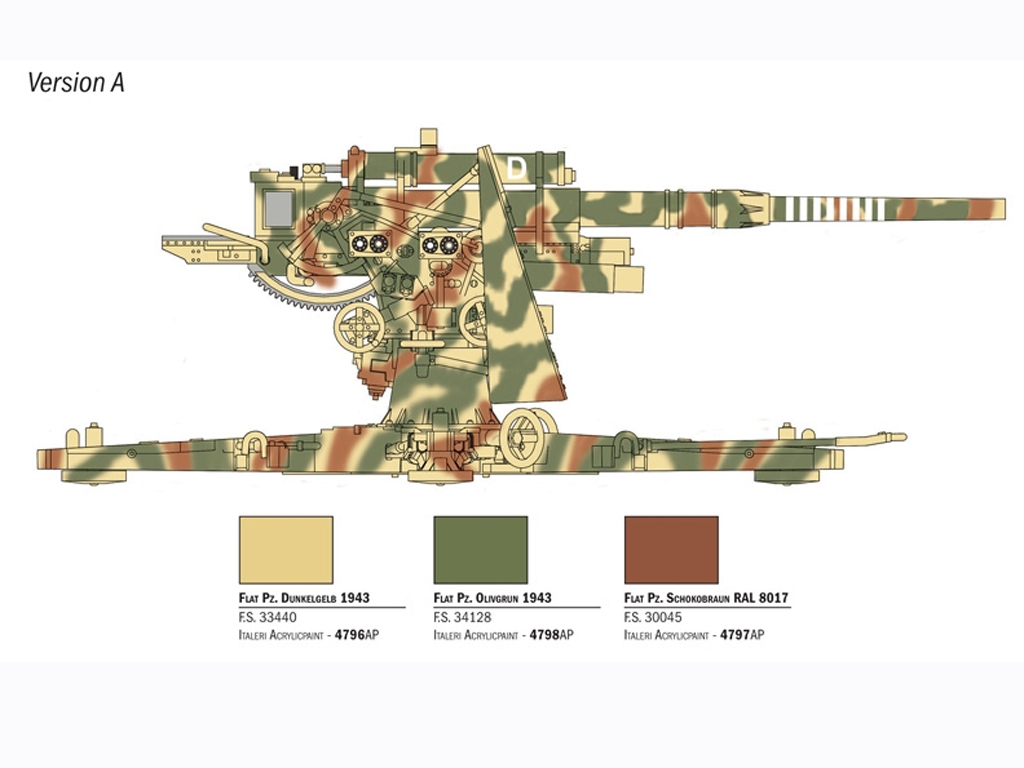 8.8 cm Flak 37 With Crew  (Vista 4)