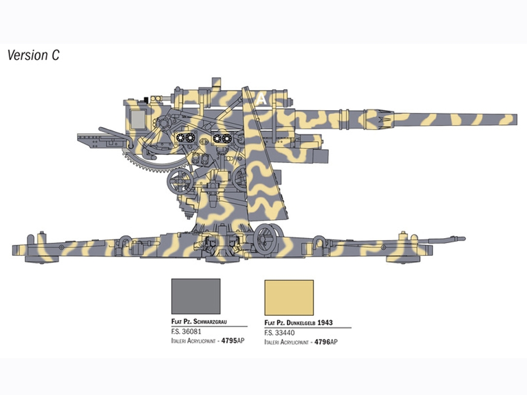 8.8 cm Flak 37 With Crew  (Vista 6)