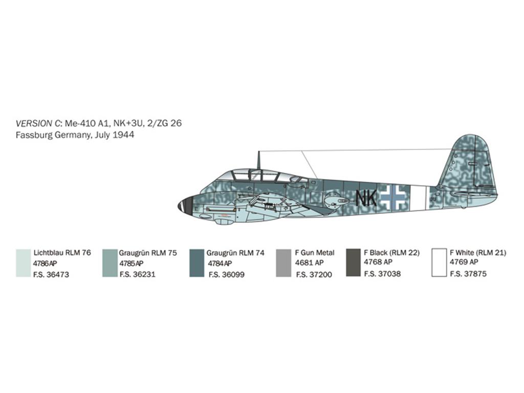 Messerschmitt ME-410 (Vista 6)