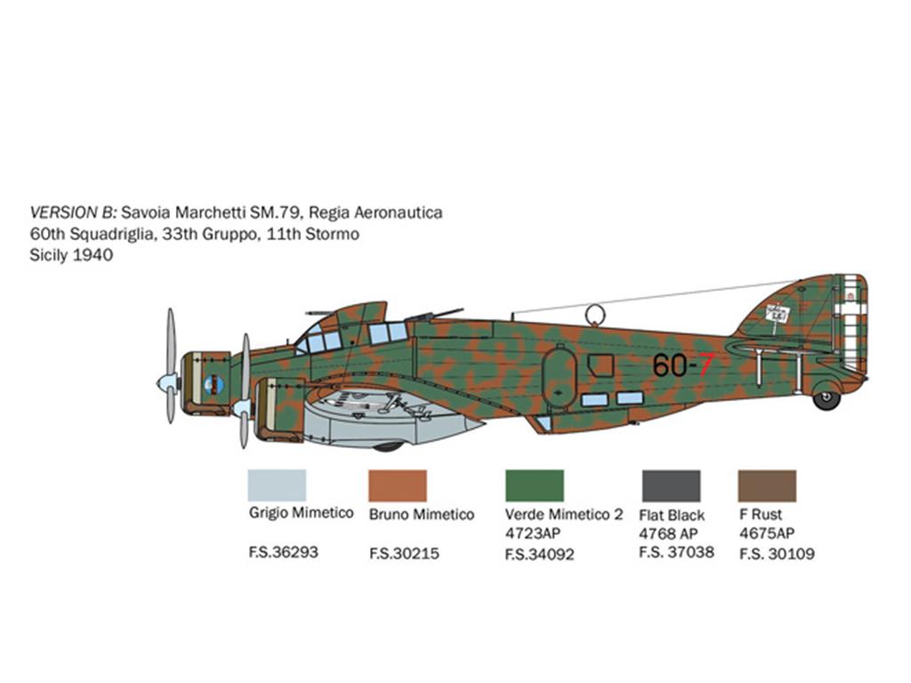 S.79 Sparviero Bomber version (Vista 4)