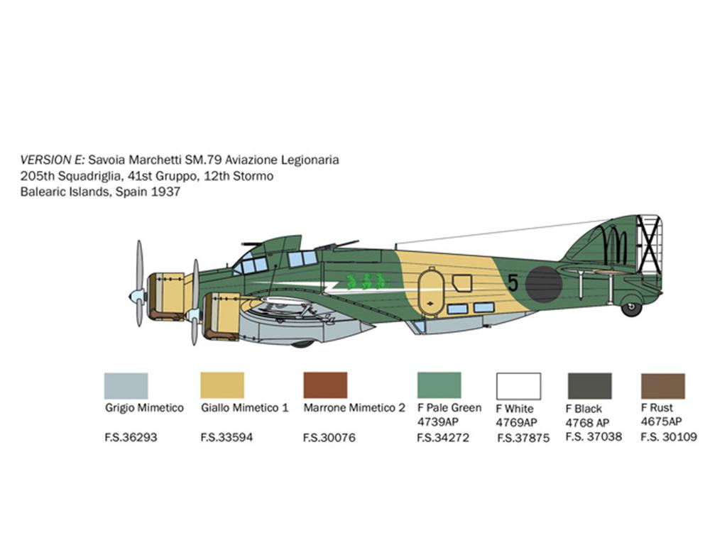 S.79 Sparviero Bomber version (Vista 7)