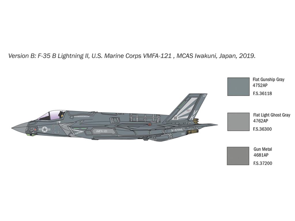 F-35 B Lightning II STOVL version (Vista 4)