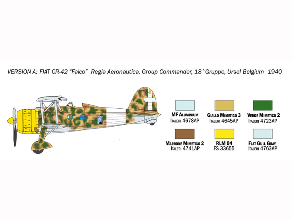 FIAT CR.42 Falco (Vista 4)