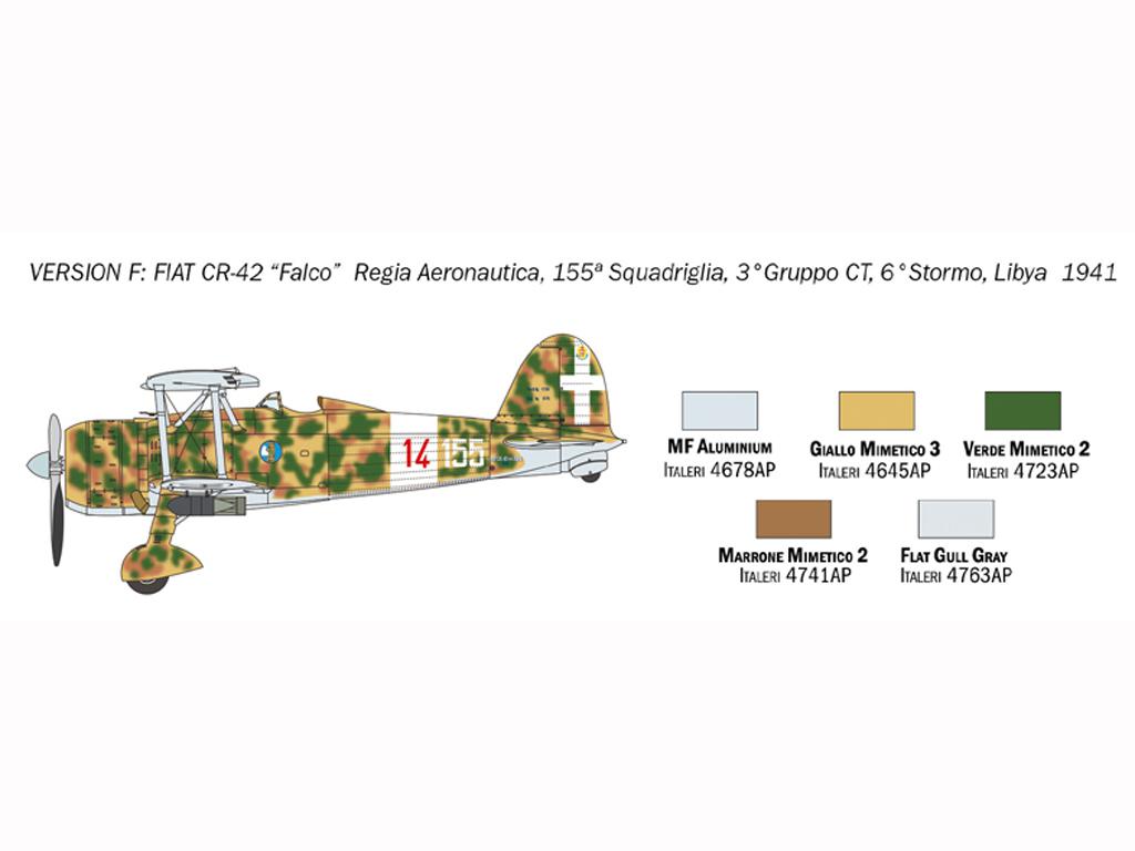 FIAT CR.42 Falco (Vista 9)