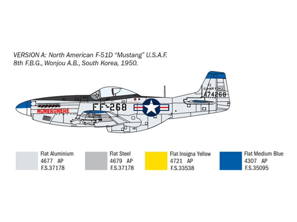 North American F-51D Mustang Korean War (Vista 2)