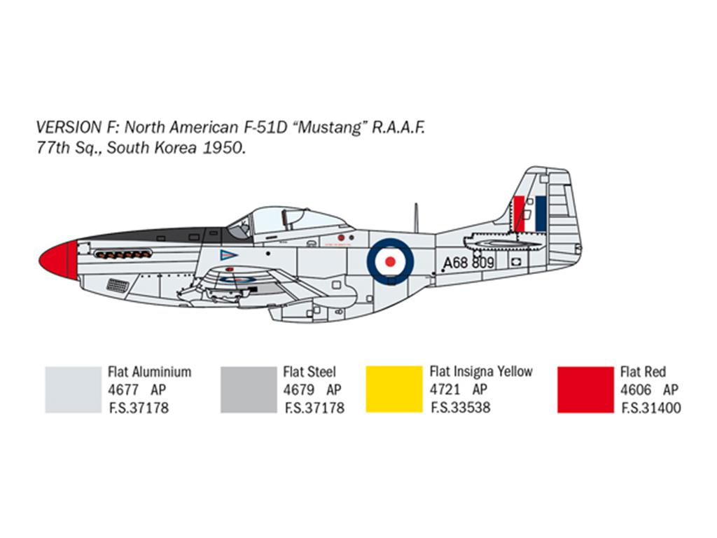 North American F-51D Mustang Korean War (Vista 4)