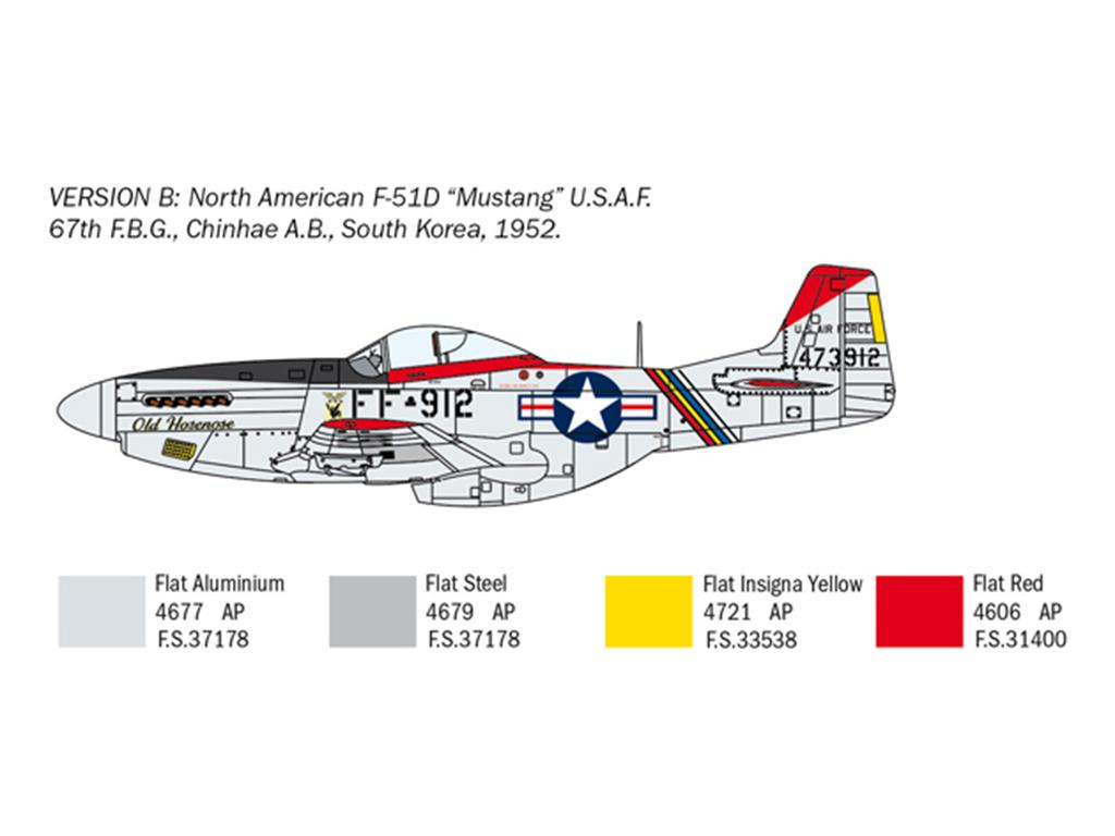 North American F-51D Mustang Korean War (Vista 6)