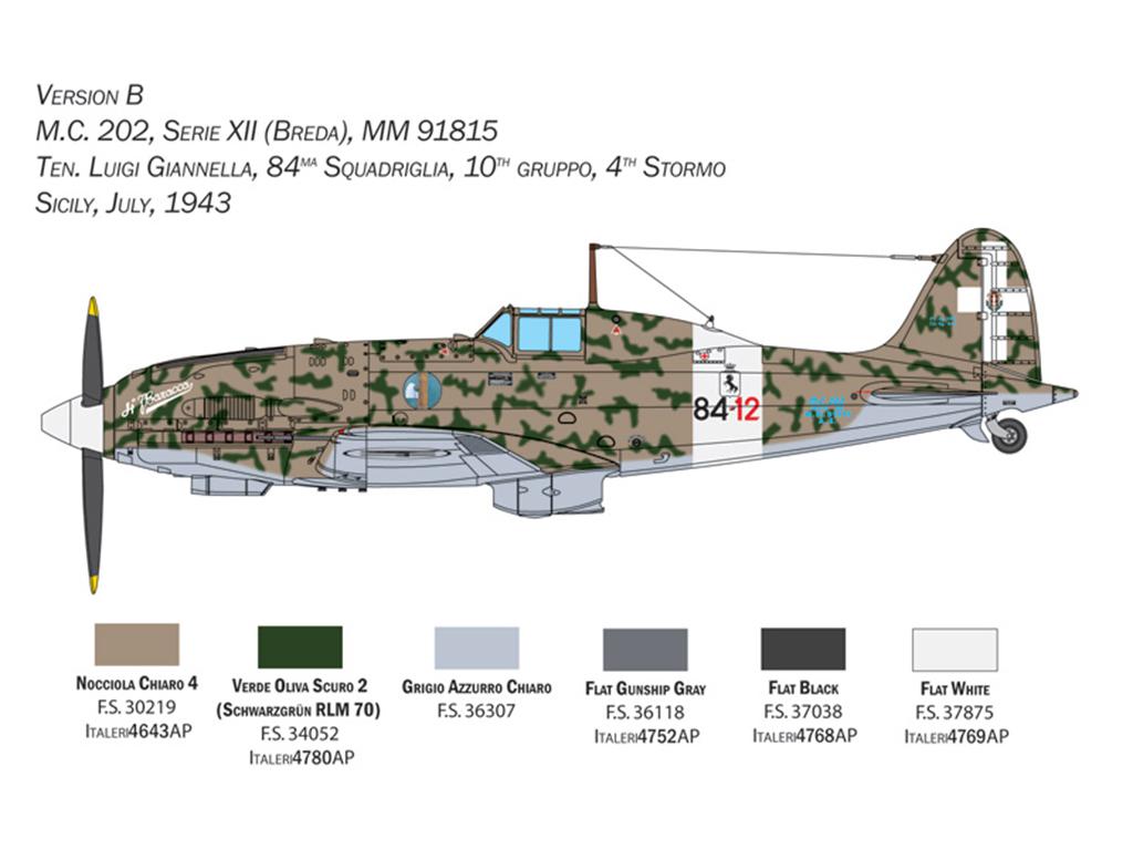 Macchi MC.202 Folgore (Vista 12)