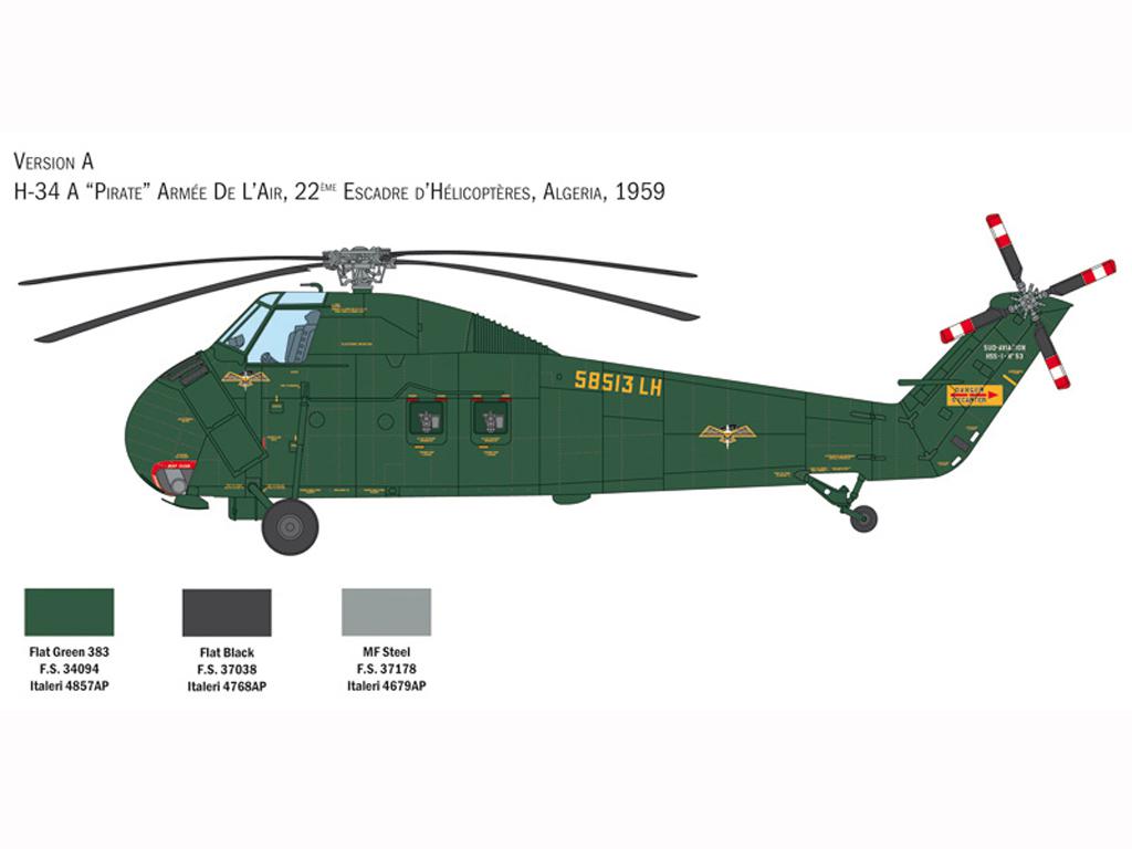 H-34A Pirate / UH-34D U.S. Marines (Vista 4)