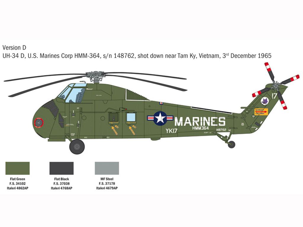 H-34A Pirate / UH-34D U.S. Marines (Vista 7)