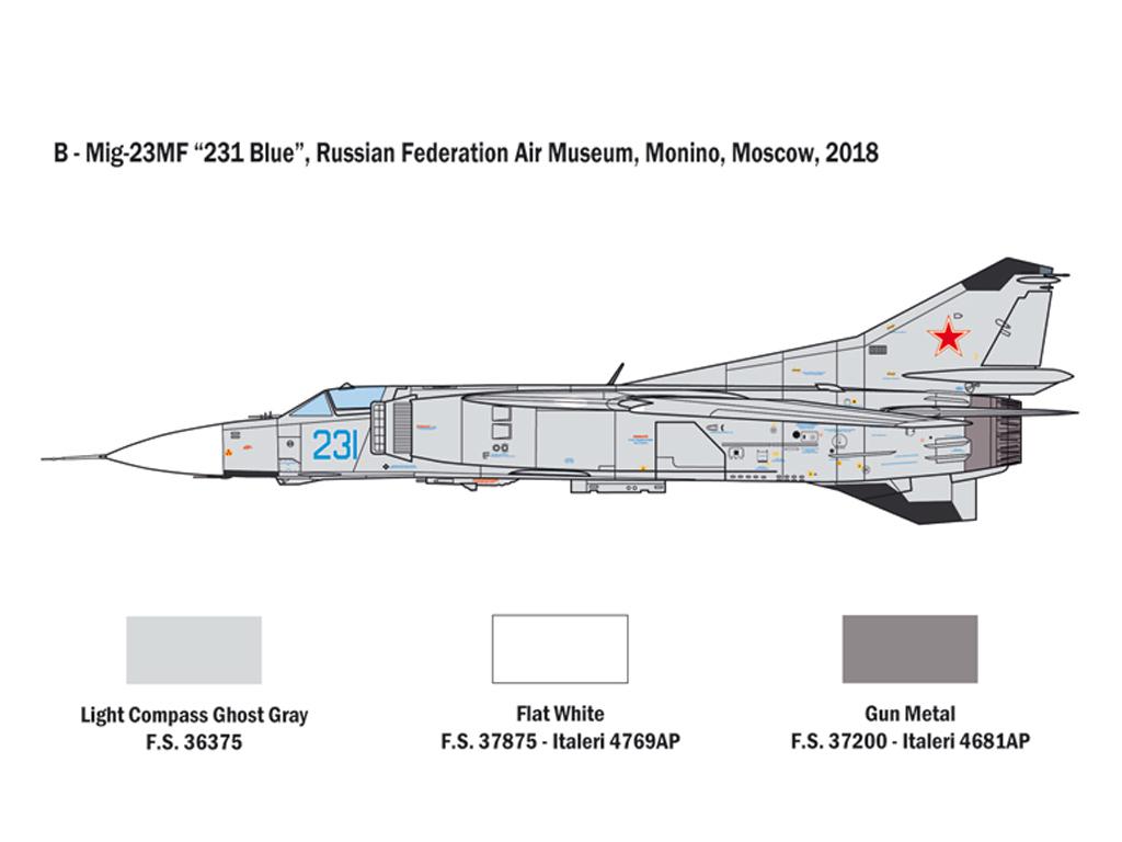 MiG-23 MF/BN Flogger (Vista 7)