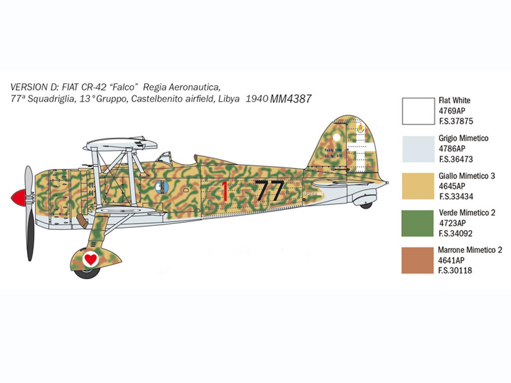 FIAT CR.42 Falco (Vista 3)