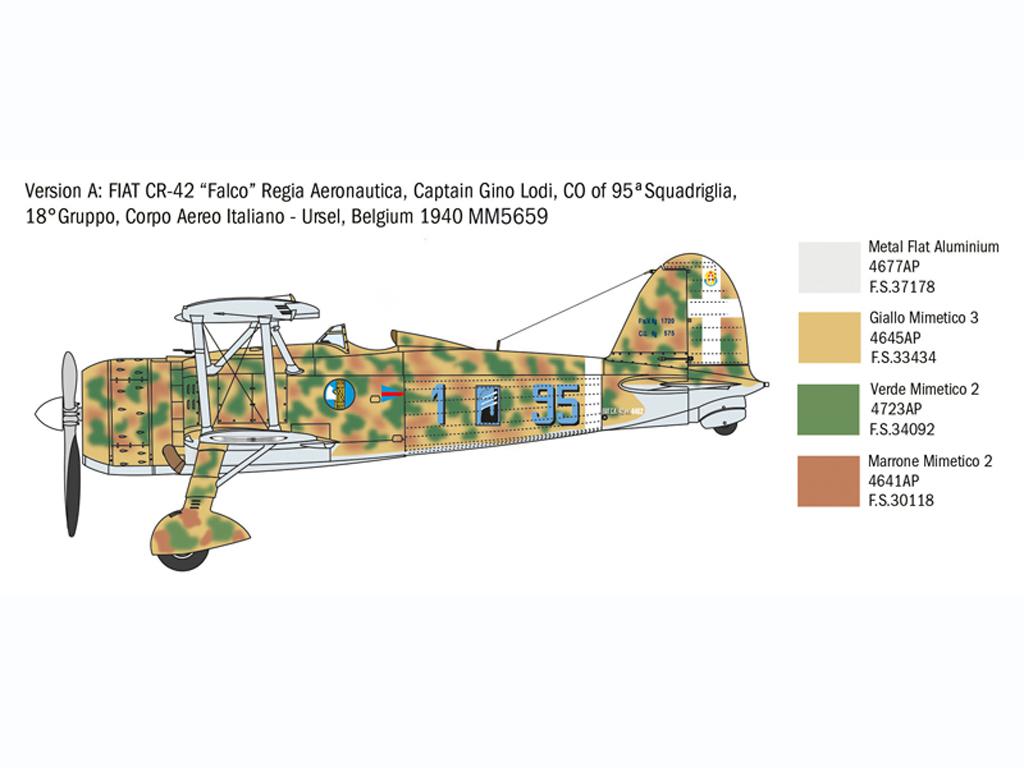 FIAT CR.42 Falco (Vista 5)