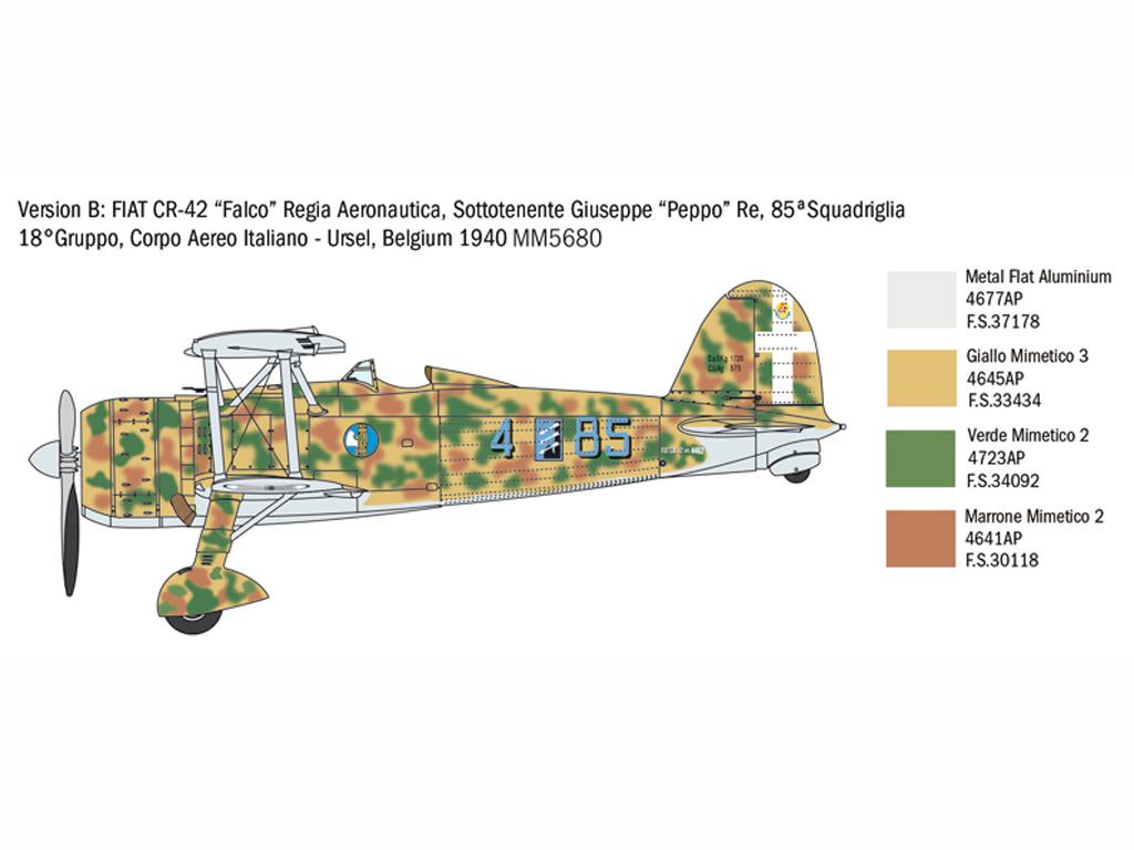 FIAT CR.42 Falco (Vista 6)