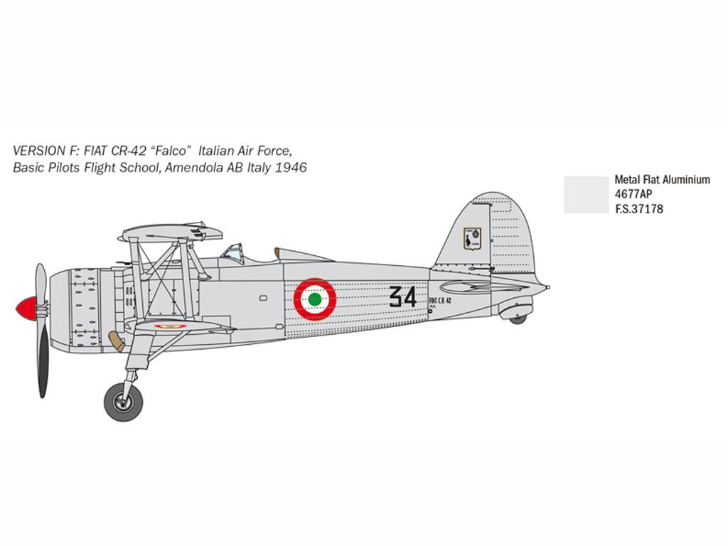 FIAT CR.42 Falco (Vista 8)