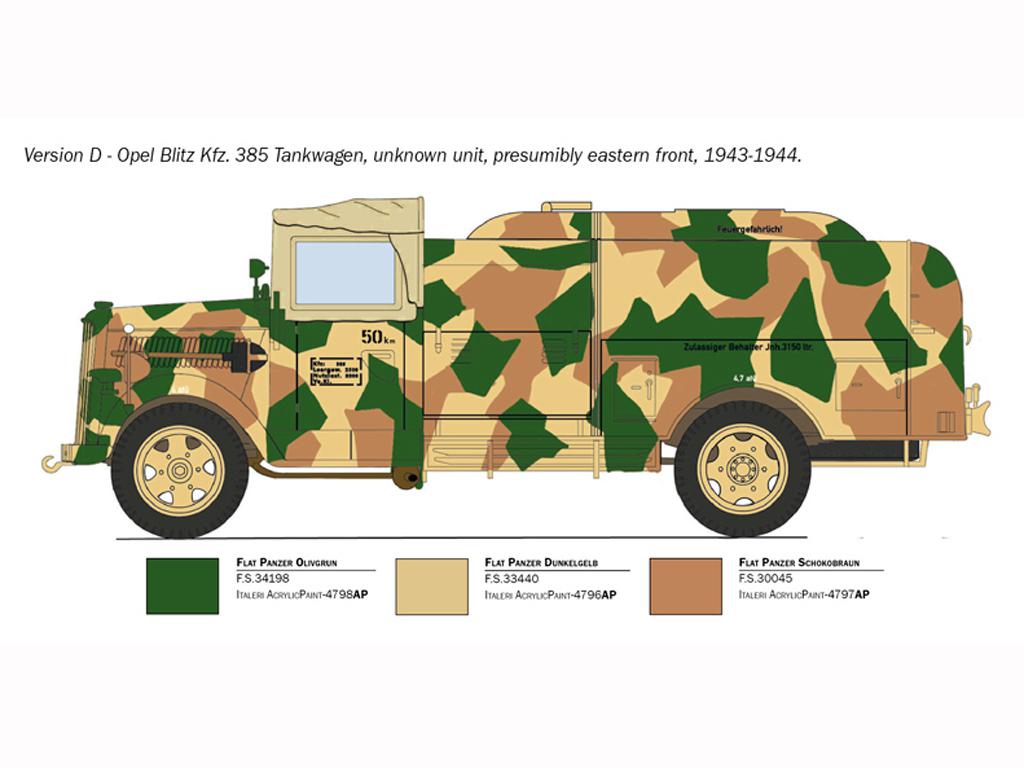 Opel Blitz Tankwagen Kfz.385 Battle of Britain (Vista 2)