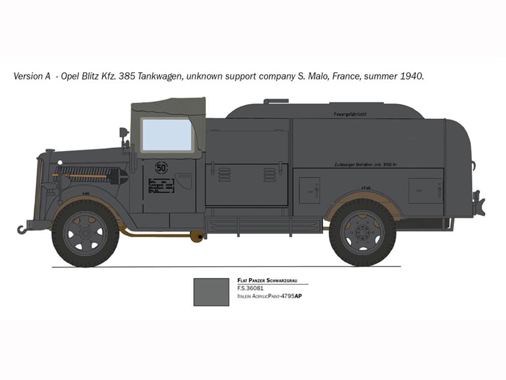 Opel Blitz Tankwagen Kfz.385 Battle of Britain (Vista 4)