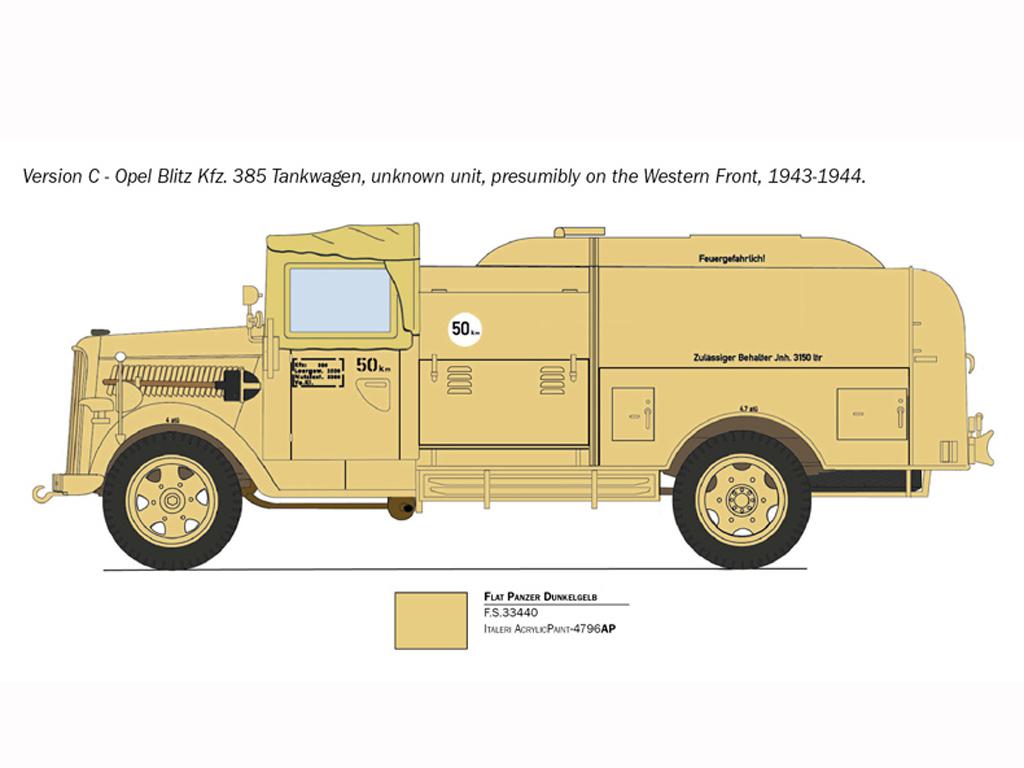 Opel Blitz Tankwagen Kfz.385 Battle of Britain (Vista 6)