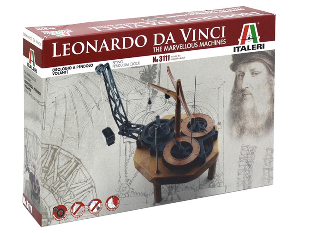 Reloj de Pendulo - Leonardo Da Vinci (Vista 1)