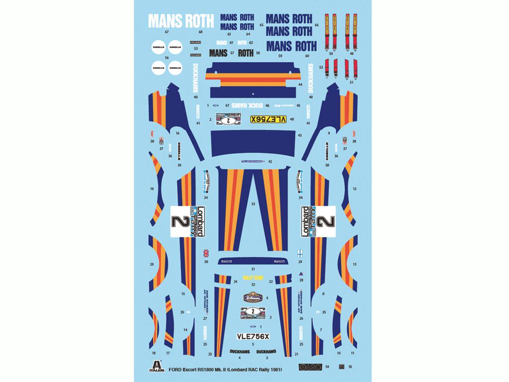 Ford Escort RS 1800 Mk.II Lombard RAC Rally (Vista 3)