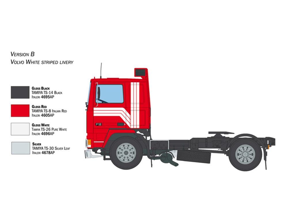 Volvo F12 Intercooler Low Roof with accessories (Vista 4)