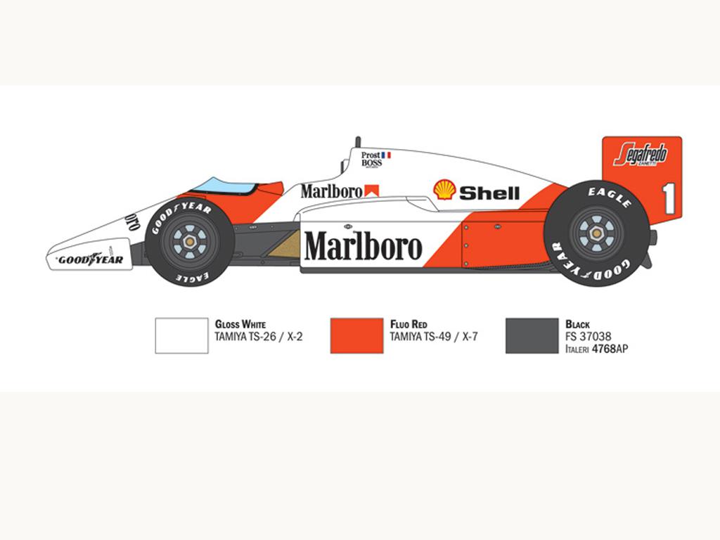 McLaren MP4/2C Prost-Rosberg (Vista 10)