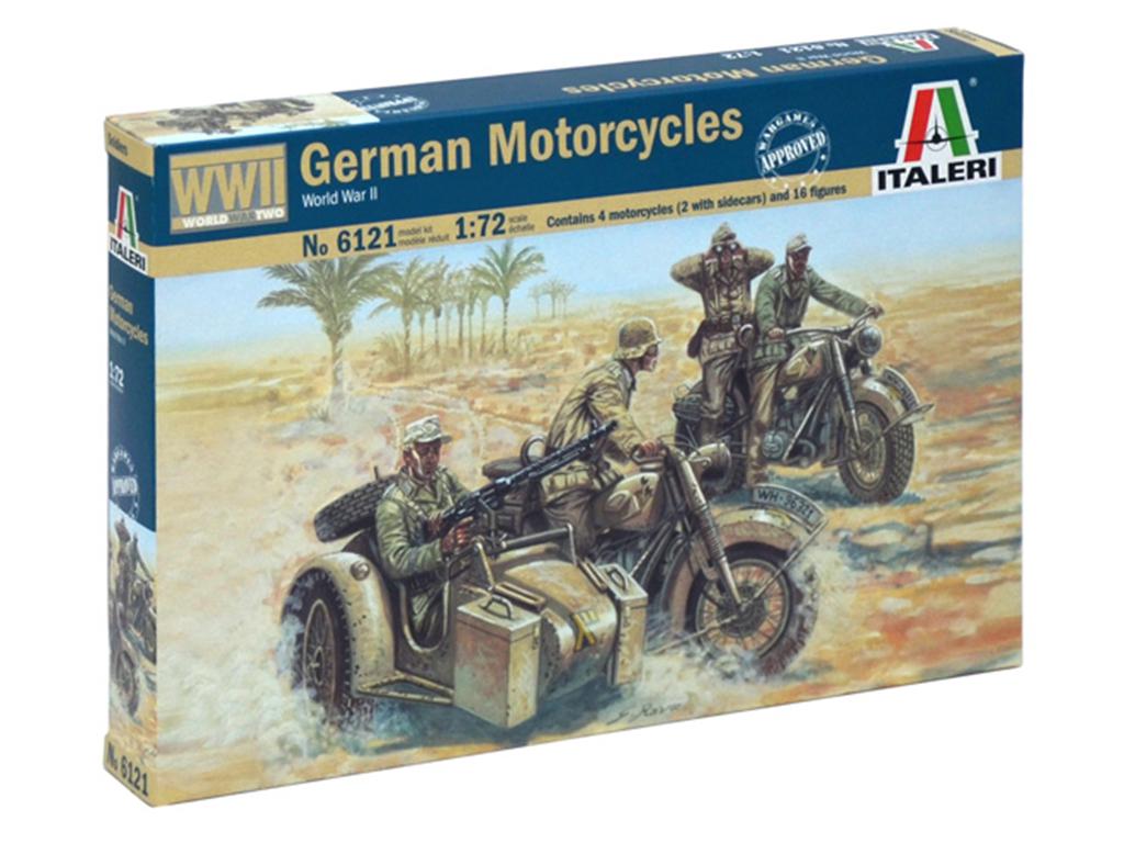 Soldados Alemanes con Motocicletas (Vista 1)
