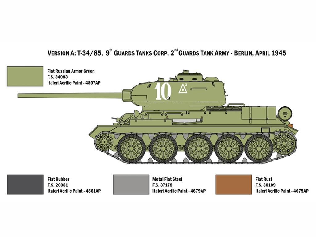 T34/85 Zavod 183 Mod. 1944 (Vista 5)