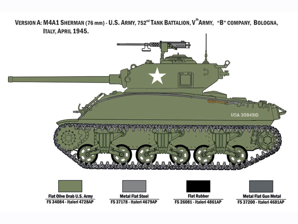 M4A1 Sherman con Infantería de EE.UU. (Vista 4)