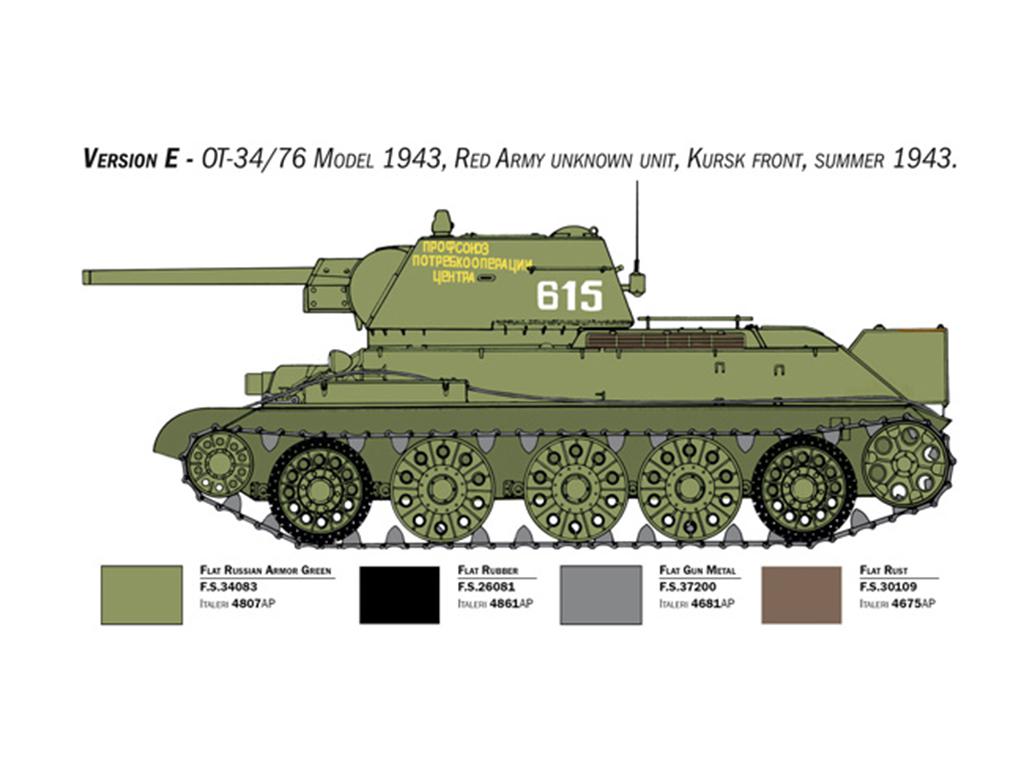 T-34/76 Model 1943 Early Version (Vista 2)