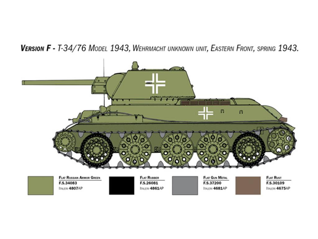 T-34/76 Model 1943 Early Version (Vista 5)