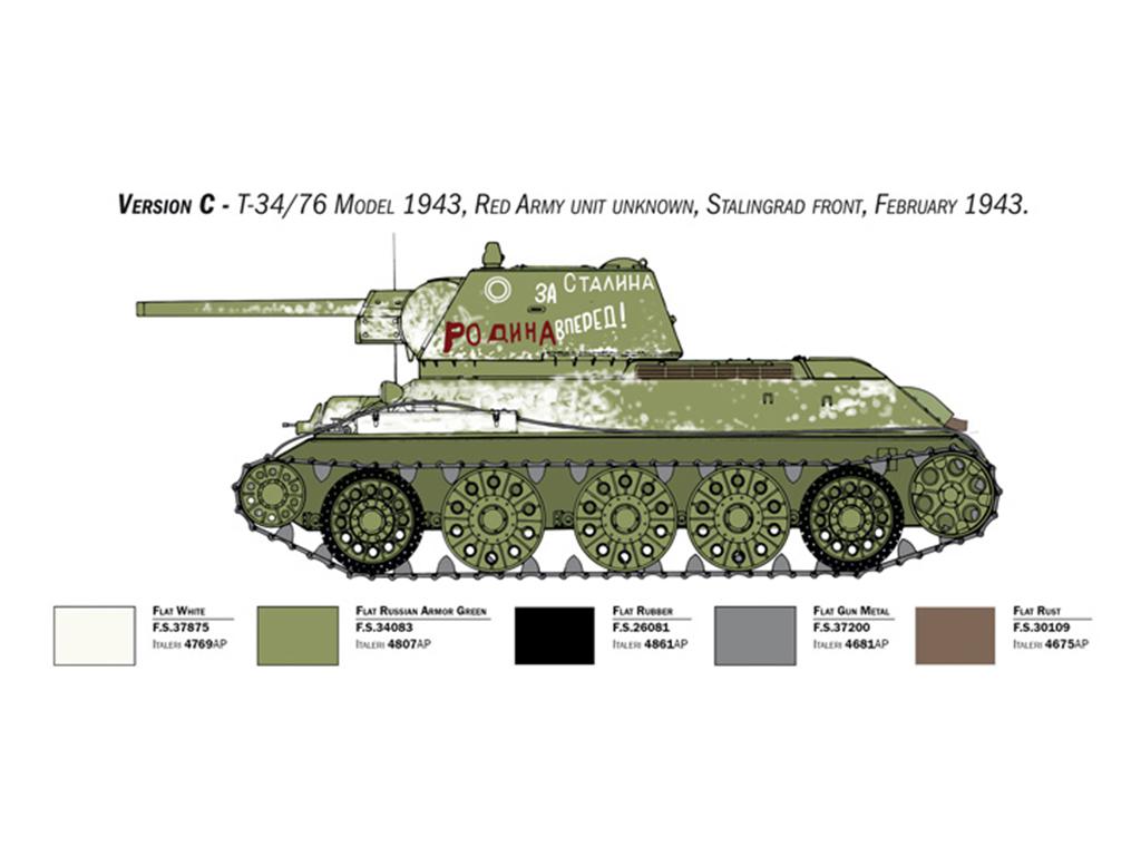 T-34/76 Model 1943 Early Version (Vista 7)