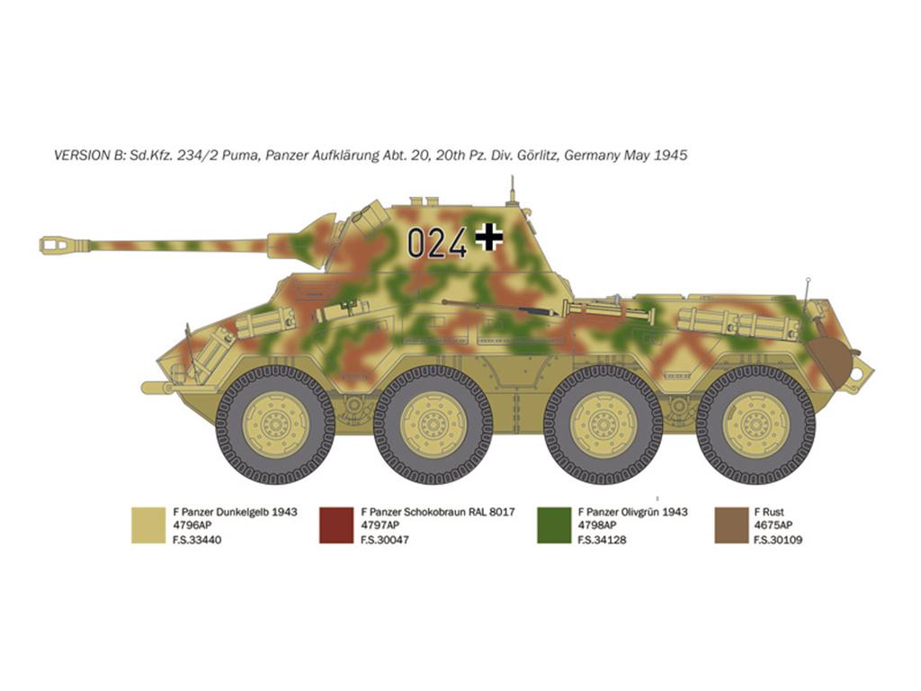 Sd.Kfz. 234/2 Puma (Vista 4)